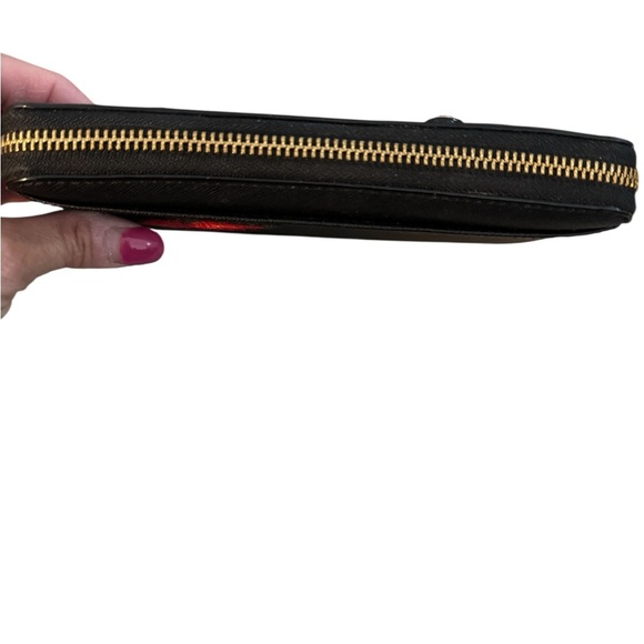 Kate spade meow cat tiger long wallet glitter sequins embroidered novelty - Picture 5 of 10